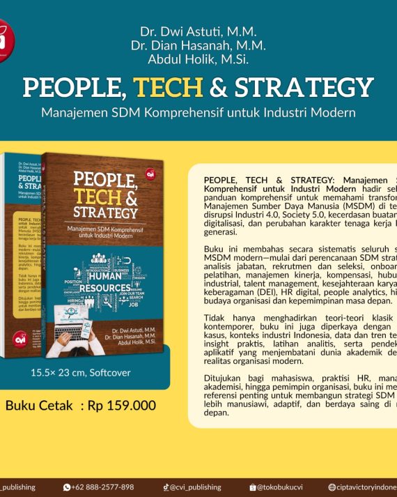 People, Tech & Strategy: Manajemen SDM Komprehensif untuk Industri Modern
