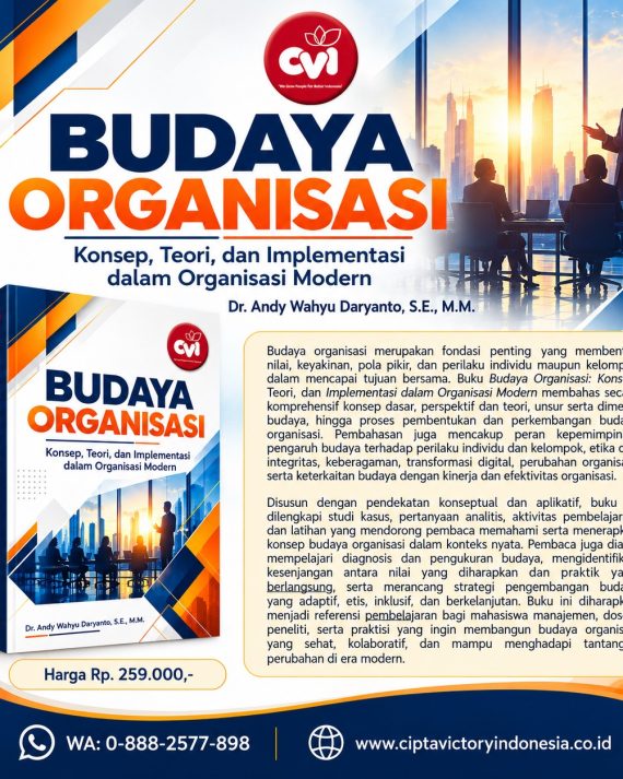 BUDAYA ORGANISASI Konsep Teori dan Implementasi dalam Organisasi Modern